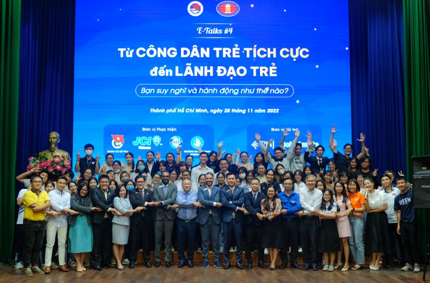  JCI Vietnam phối hợp cùng trường ĐH KHXH&NV TPHCM tổ chức talkshow ‘Từ công dân trẻ tích cực đến lãnh đạo trẻ’