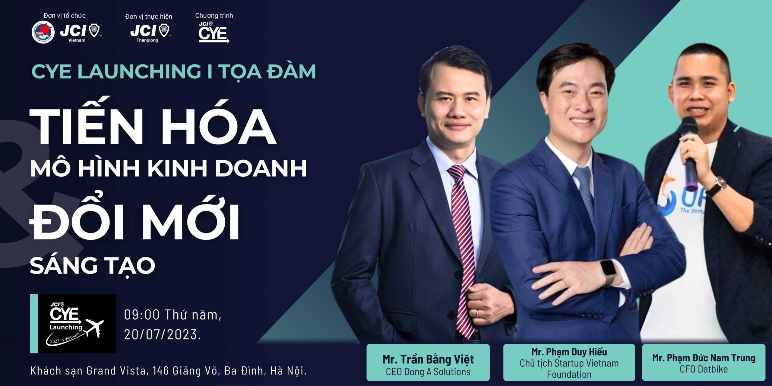 Diễn giả tọa đàm: Tiến hóa mô hình kinh doanh - Đổi mới sáng tạo