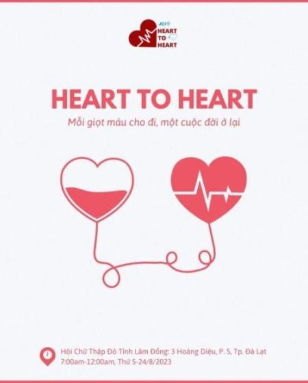  HEART TO HEART – Dự án HIẾN MÁU NHÂN ĐẠO chính thức được khởi động!