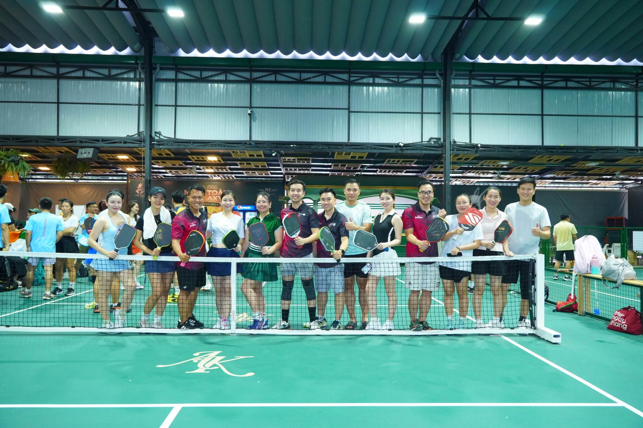 Các vận động viên Giải Pickleball JCI Vietnam Mở rộng 2026 tại AK Pickleball Club, Đà Nẵng