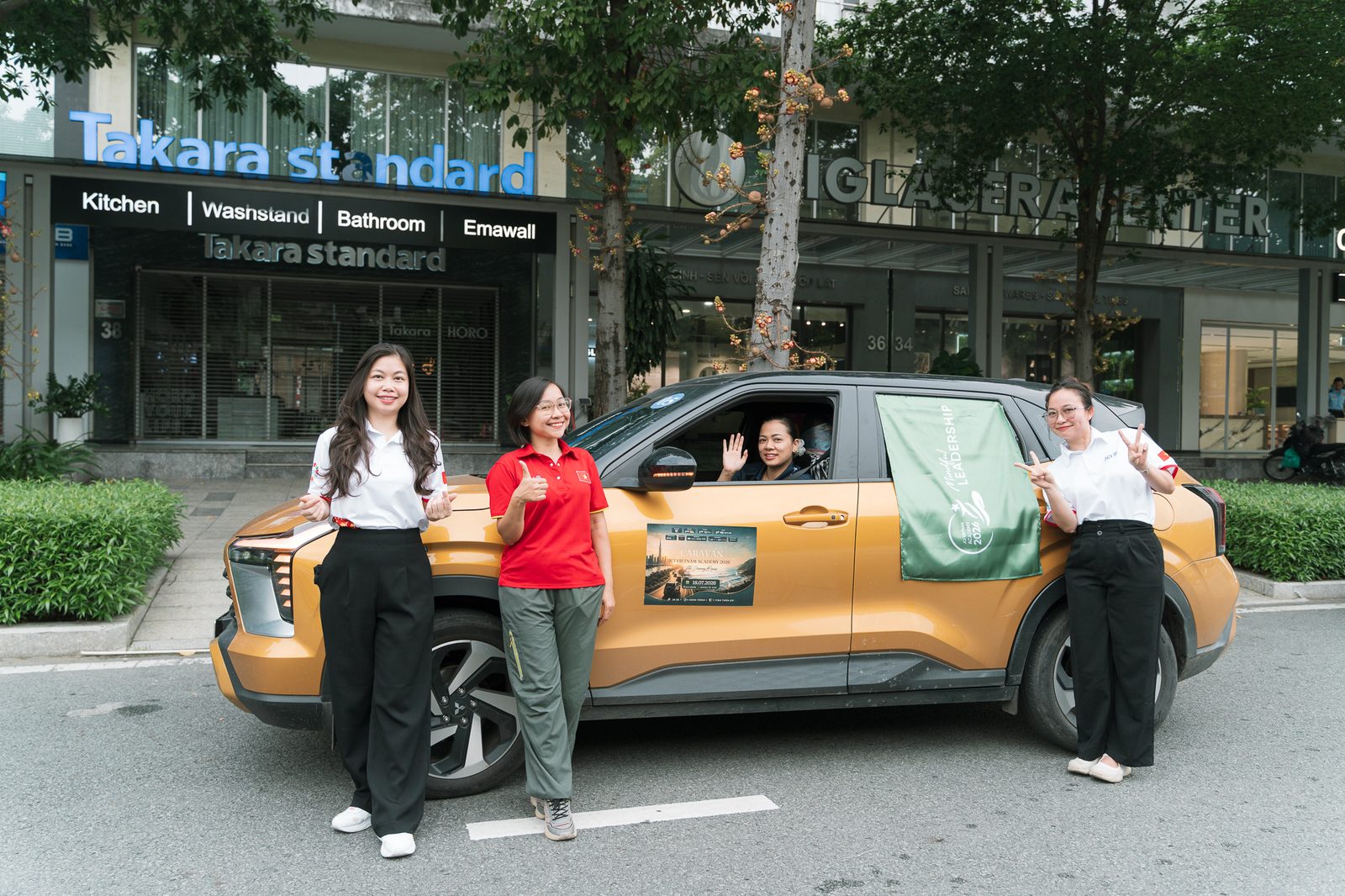 Đoàn Caravan JCI Vietnam Academy 2026 lên đường đến Hồ Tràm