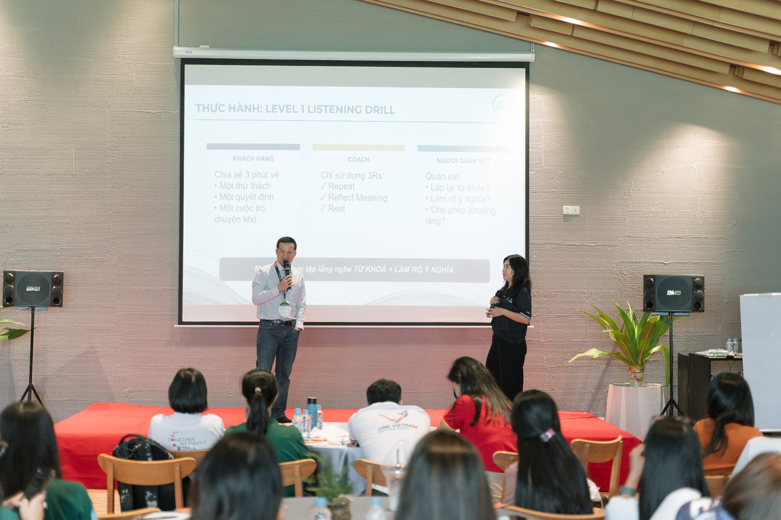 Coach Trần Tiến Công trong Module 2 Giao tiếp và Kết nối tỉnh thức