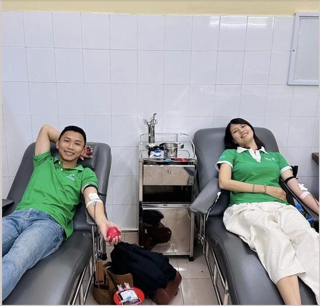 Hiến máu tại Bệnh viện Đa khoa Lâm Đồng cùng dự án Heart to Heart của JCI Dalat