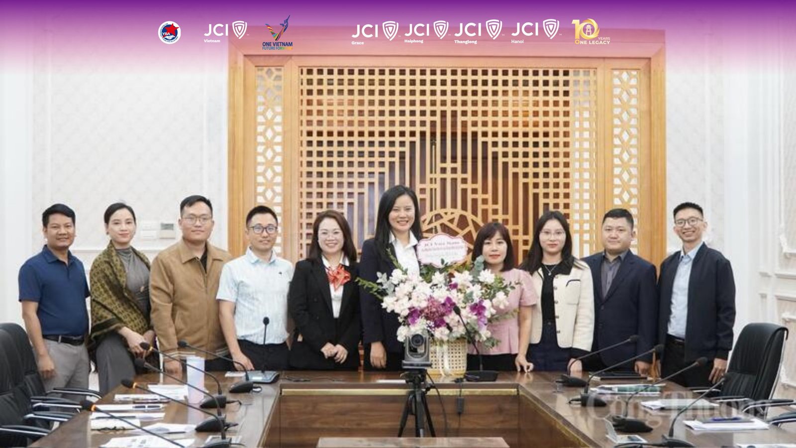 JCI Vietnam làm việc với Đoàn Thanh niên Bộ Công Thương